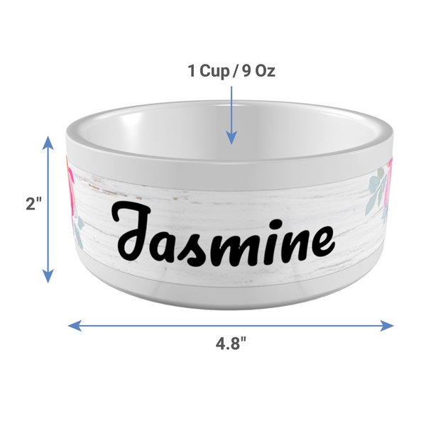 Show full view: Frisco Personalized Rustic Ceramic Dog & Cat Bowl, 1 cup slide 3 of 6