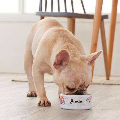 Show full view: Frisco Personalized Rustic Ceramic Dog & Cat Bowl, 1 cup slide 5 of 7