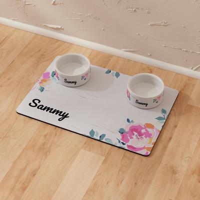 Show full view: Frisco Personalized Rustic Dog & Cat Placemat slide 5 of 6