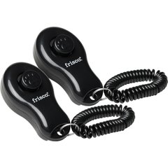 Frisco Pet Training Clicker with Wrist Band, 2 count, Black