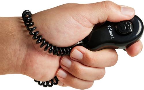 Show full view: Frisco Pet Training Clicker with Wrist Band, 2 count, Black slide 3 of 6