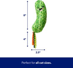 Frisco Pickle Plush Kicker Cat Toy with Silvervine & Catnip slide 2 of 5