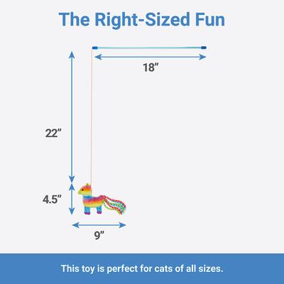 Show full view: Frisco Pinata Teaser Wand Cat Toy with Catnip slide 2 of 4