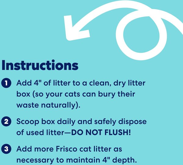 Frisco Pine Pellet Unscented Non-Clumping Wood Cat Litter