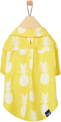 Show full view: Frisco Pineapple Camp Dog & Cat Shirt, Yellow, Medium slide 4 of 11