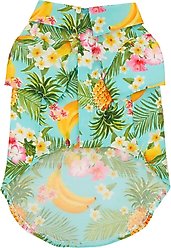 Frisco Pineapple Hawaiian Camp Dog & Cat Shirt, Large