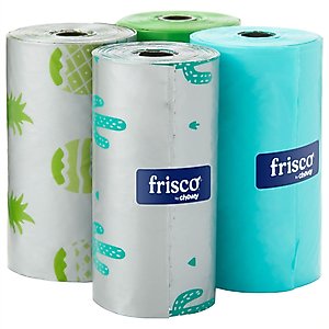 Frisco Pineapples & Cacti Printed Dog Poop Bags, 120 Count