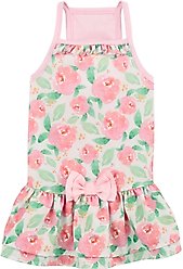 Frisco Pink Floral Dog & Cat Dress, Pink Floral, Medium