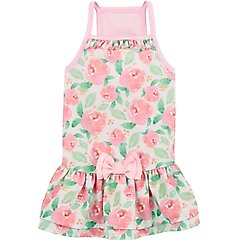 Frisco Pink Floral Dog & Cat Dress, Medium