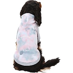 Frisco Pink Tie Dye Dog & Cat Hoodie, Medium