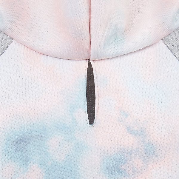 Show full view: Frisco Pink Tie Dye Dog & Cat Hoodie, Pink, X-Small slide 6 of 10