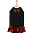 Show in main carousel: Frisco Plaid Cable Knit Dog & Cat Sweater Dress, Red Plaid, Small slide 4 of 9