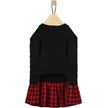 Show in main carousel: Frisco Plaid Cable Knit Dog & Cat Sweater Dress, Red Plaid, Small slide 5 of 9