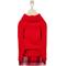 Show in main carousel: Frisco Plaid Cable Knit Dog & Cat Sweater, Red, Medium slide 4 of 8