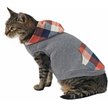 Show in main carousel: Frisco Plaid Dog & Cat Hoodie, Multi-Check Plaid, X-Small slide 4 of 8