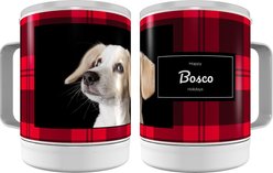 Frisco Plaid Insulated Personalized Mug, 10-oz