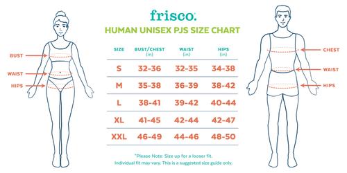 Show full view: Frisco Plaid Moose Unisex Adult Pajama Jersey Top, Medium slide 2 of 6