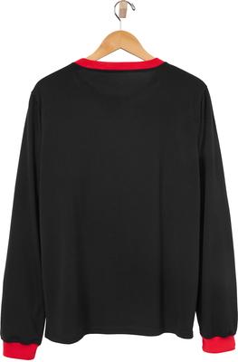 Show full view: Frisco Plaid Moose Unisex Adult Pajama Jersey Top, Medium slide 3 of 6