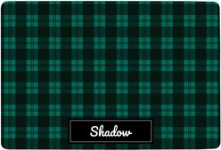 Frisco Plaid Personalized Dog & Cat Placemat