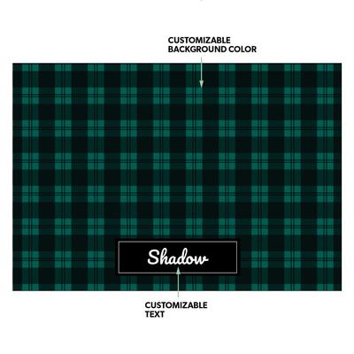 Show full view: Frisco Plaid Personalized Dog & Cat Placemat slide 3 of 7