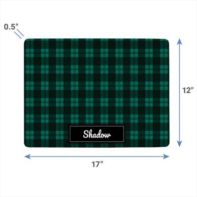 Show full view: Frisco Plaid Personalized Dog & Cat Placemat slide 5 of 7