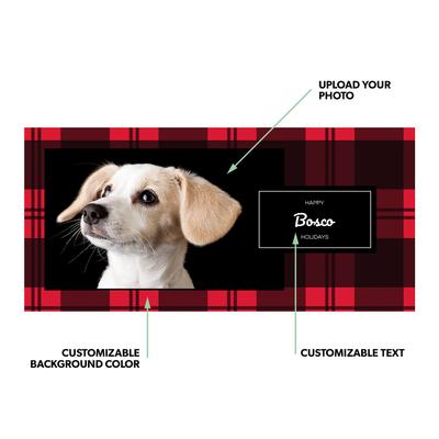 Show full view: Frisco Plaid Red Personalized Coffee Mug, 11-oz slide 2 of 5