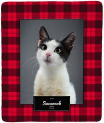 Frisco Plaid Sherpa Fleece Personalized Blanket, 50" x 60"