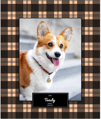 Show full view: Frisco Plaid Sherpa Fleece Personalized Blanket, 50" x 60" slide 3 of 6