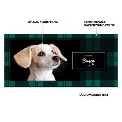 Show full view: Frisco Plaid White Personalized Coffee Mug, 15-oz slide 2 of 6