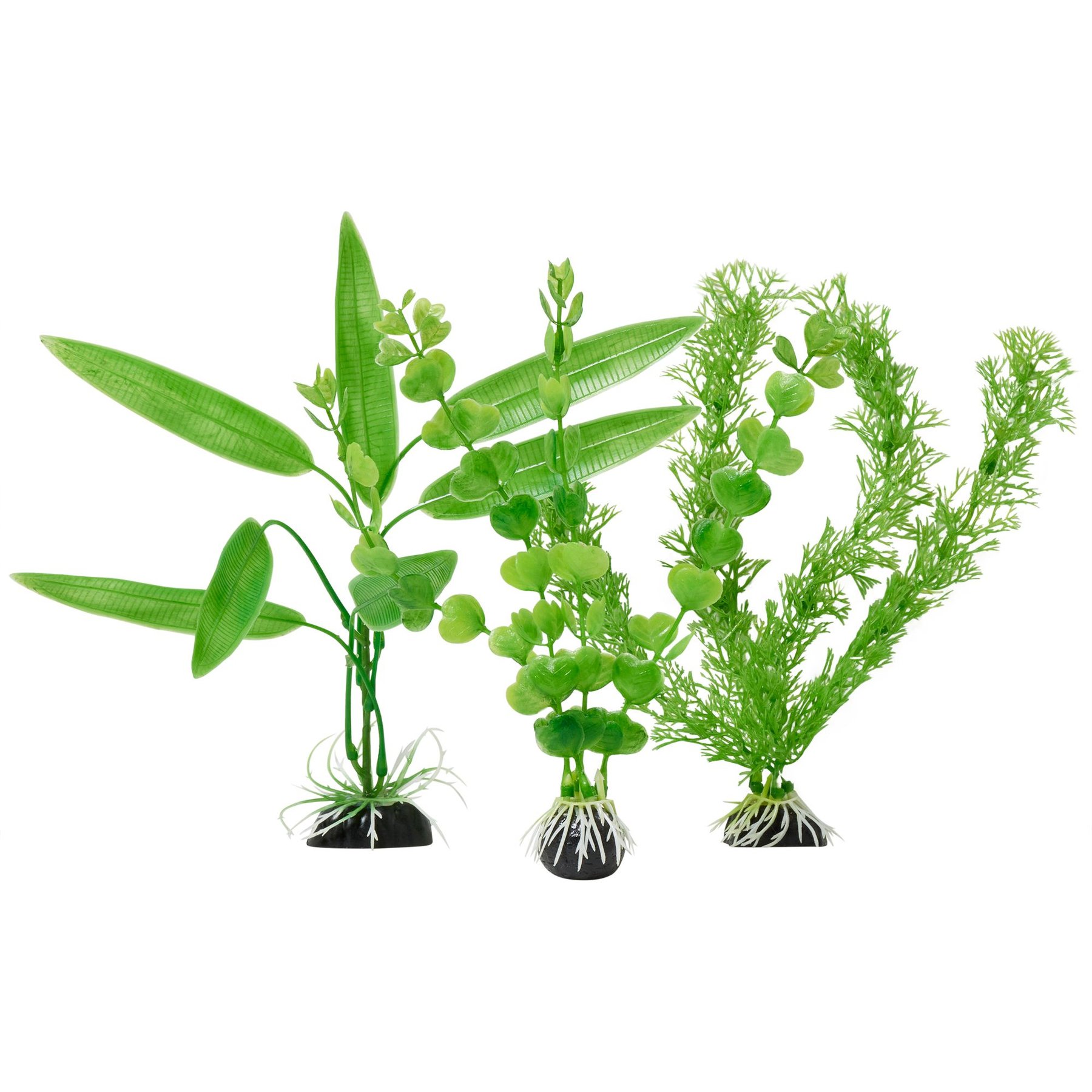 Frisco Plastic Aquarium Plant Set, 3 count