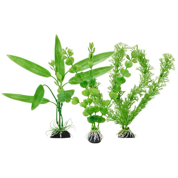 thumbnail interactive-video image 1 of Large Orange Artificial Aquarium Plant – 50cm / 20 Inches Tall – Plastic, Synthetic, By Aquariumh2o 1 of 4