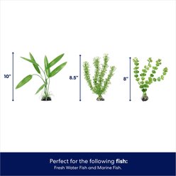 Frisco Plastic Aquarium Plant Set, 3 count slide 2 of 3