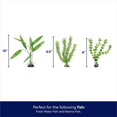 Show full view: Frisco Plastic Aquarium Plant Set, 3 count slide 2 of 4