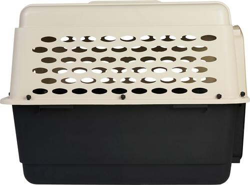 Show full view: Frisco Plastic Dog & Cat Kennel, Almond & Black, Large slide 6 of 9