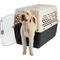 Show in main carousel: Frisco Plastic Dog & Cat Kennel, Almond & Black, X-Large slide 1 of 9
