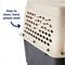 Show in main carousel: Frisco Plastic Dog & Cat Kennel, Almond & Black, X-Large slide 4 of 9