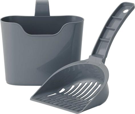 Show full view: Frisco Plastic Litter Scooper with Caddy + IRIS Open Top Litter Box with Shield slide 3 of 8