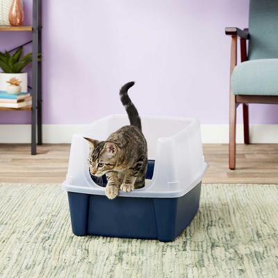 Show full view: Frisco Plastic Litter Scooper with Caddy + IRIS Open Top Litter Box with Shield slide 7 of 8