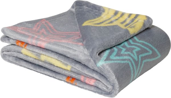Show full view: Frisco Plush Cat & Dog Throw Blanket, Star Party, 40-in slide 2 of 7