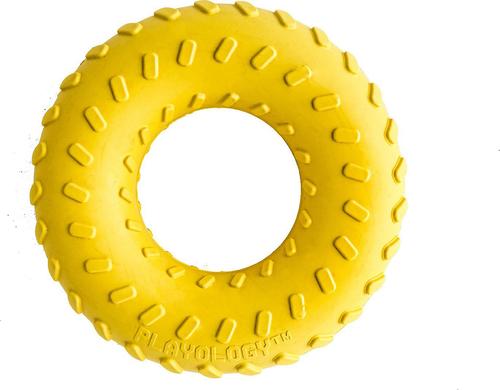 Show full view: Frisco Plush Squeaking Cow Toy, Medium + Playology All Natural Dual Layer Ring Dog Toy, Medium, Chicken Scented slide 7 of 9