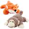 Show in main carousel: Frisco Plush Squeaking Monkey Dog Toy, Medium & Frisco Plush Squeaking Fox Dog Toy, Medium slide 1 of 6
