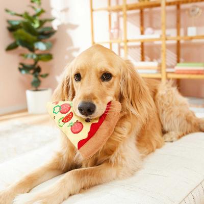 Show full view: Frisco Plush Squeaking Pizza Slice + Squeaking Taco Dog Toy slide 4 of 8