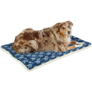 Frisco Plush Tri-fold Arrow Print Dog Crate Mat, 42-in