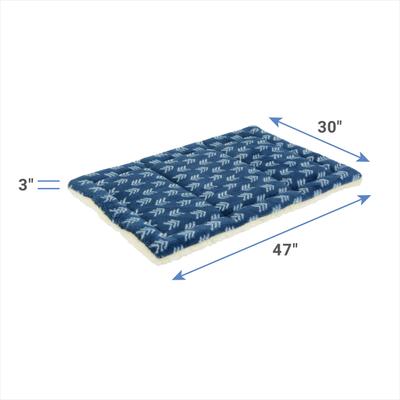 Show full view: Frisco Plush Tri-fold Arrow Print Dog Crate Mat, 48-in slide 2 of 8