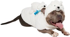 Frisco Polar Bear Ride-On Dog Costume, Large
