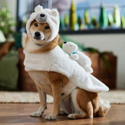 Show full view: Frisco Polar Bear Ride-On Dog Costume, Medium slide 4 of 7