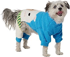 Frisco Polar Bear Snuggle Up Knit Dog & Cat PJs, Large