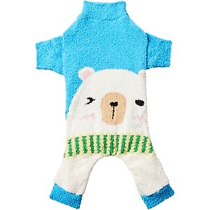 Frisco Polar Bear Snuggle Up Knit Dog & Cat PJs, Large