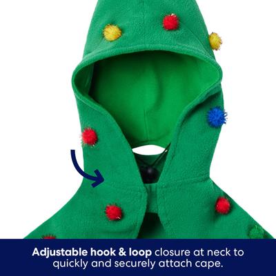 Frisco Polar Fleece Christmas Tree Dog & Cat Cape