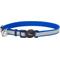 Show in main carousel: Frisco Polyester Personalized Reflective Cat Collar with Bell, Blue, 8 to 12-in neck, 3/8-in wide slide 2 of 7